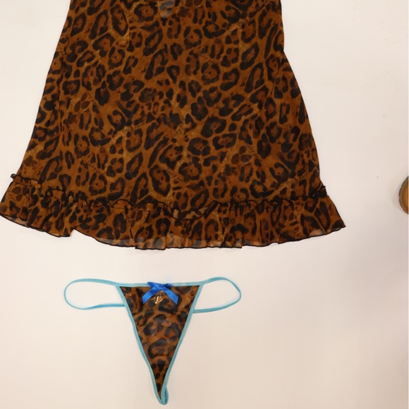 Leopard print baby phat lingerie set NEVER WORN! Size xL vintage piece - Picture 3 of 5